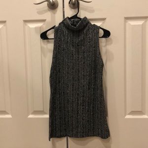 Turtleneck ribbed sweater